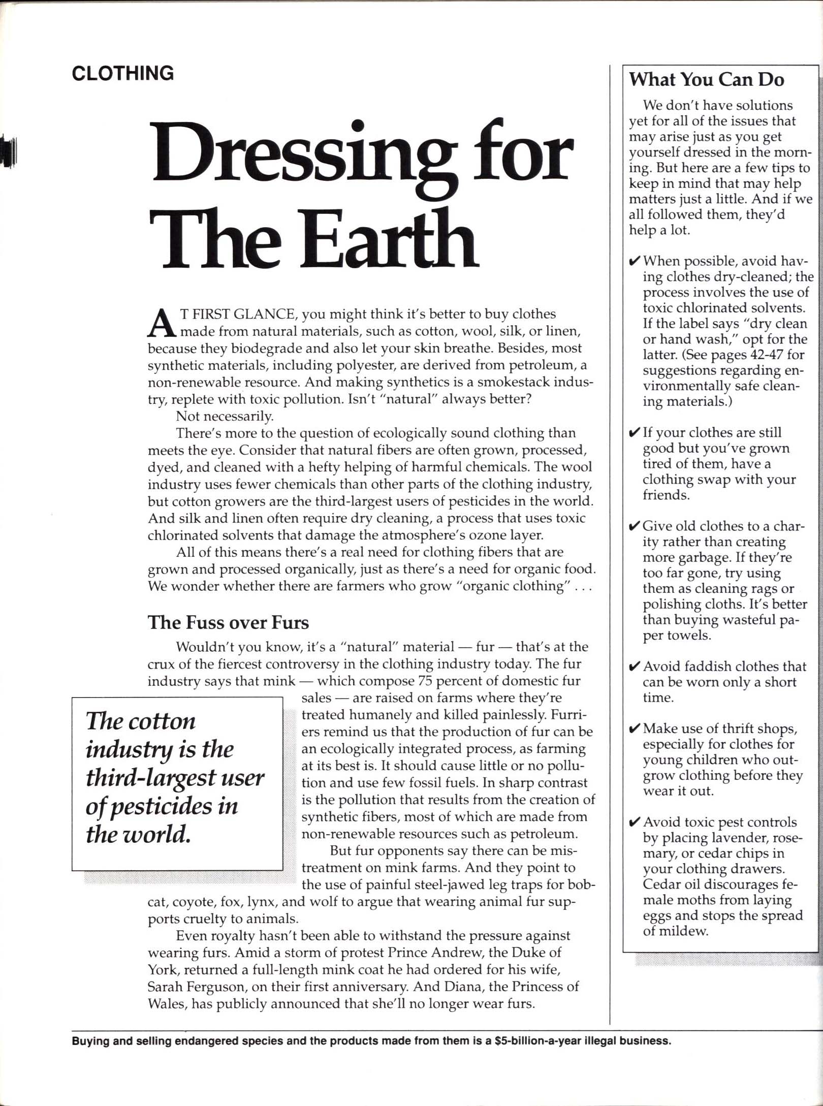 ECOLOGUE: the environmental catalogue and consumer's guide for a safe Earth. prha5282e